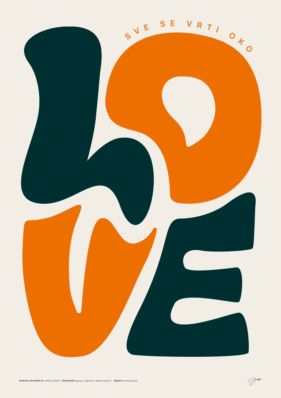 Poster – Sve se vrti oko Love